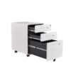 Rondo 3 Drawer Mobile Steel Pedestal
