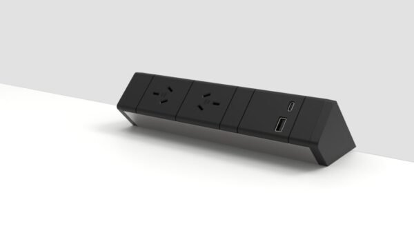 CMS Electracom Desktop Charging Station (2 GPO + USB A + USB C)