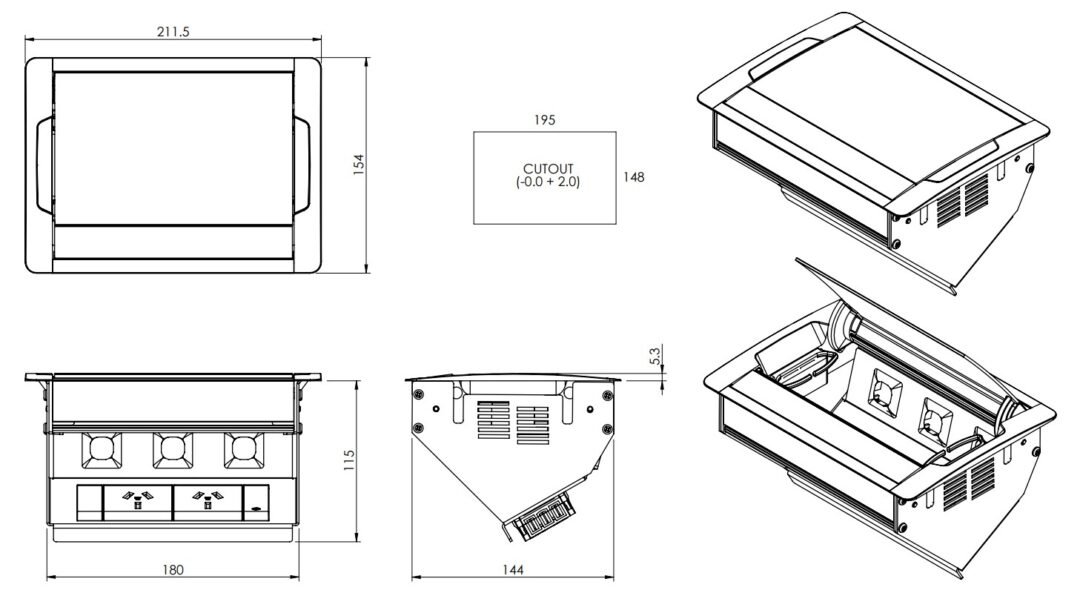 boardroom table box