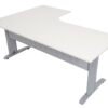 Essentials White Corner Workstation Desk