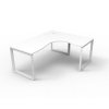 Deluxe Loop Leg Corner Workstation