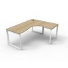 Deluxe Loop Leg Corner Workstation