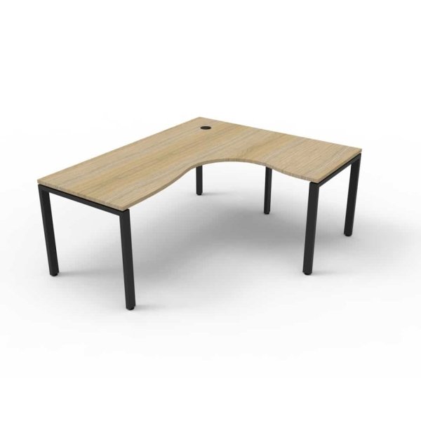 Deluxe Profile Leg Corner Workstation Desk