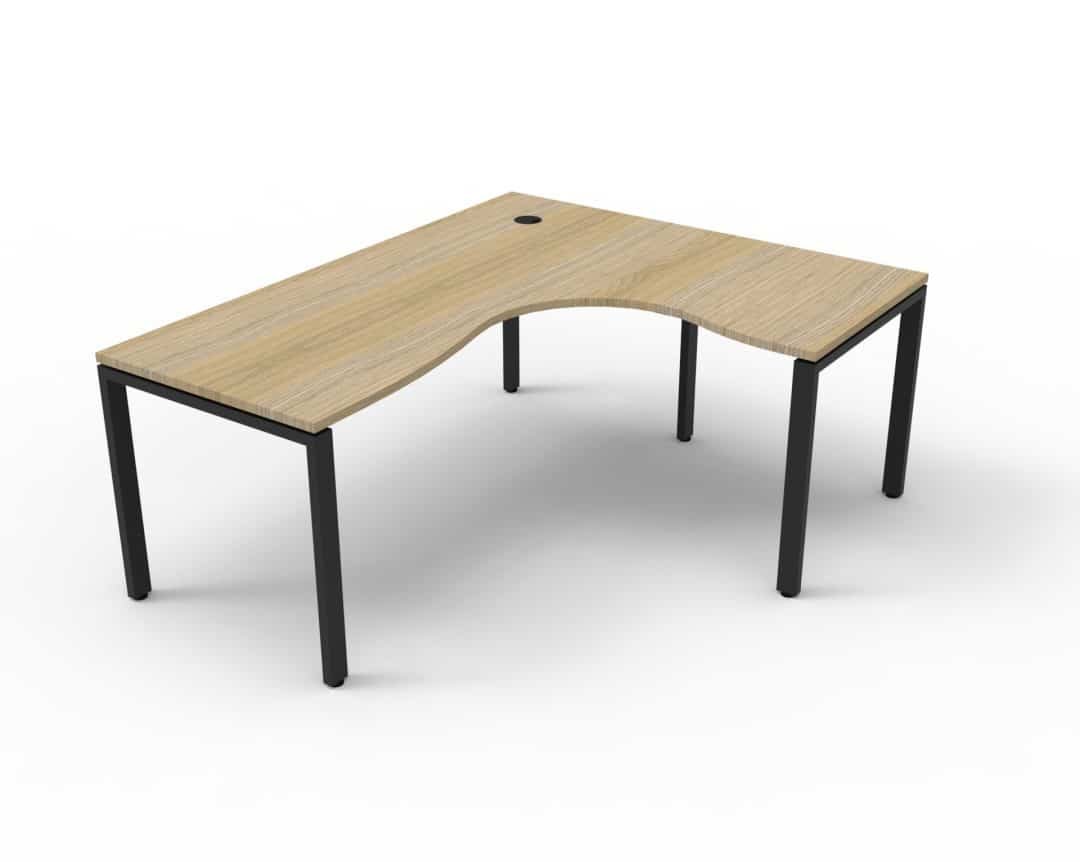 Deluxe Profile Leg Corner Workstation Desk