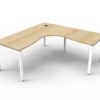 Deluxe Profile Leg Corner Workstation Desk