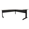 Essentials White Corner Workstation Desk