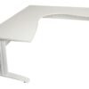 Essentials White Corner Workstation Desk