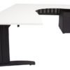 Essentials White Corner Workstation Desk