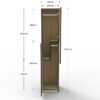 Step Door Melamine Storage Locker