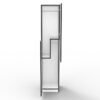 Step Door Melamine Storage Locker