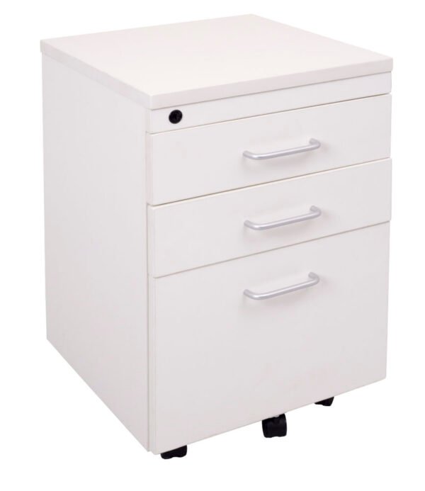 Rapid Span Mobile Pedestal White