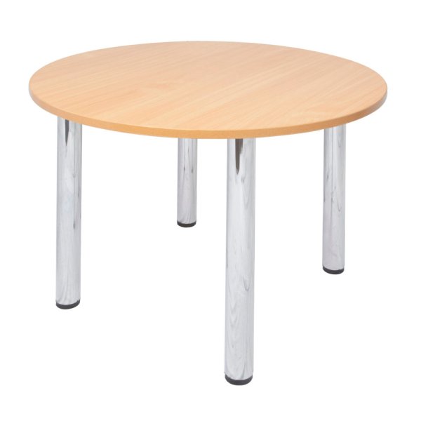 Chrome Leg Round Table
