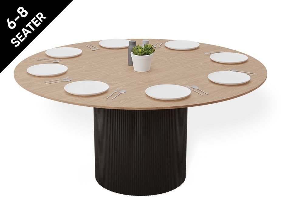 Mimi Wooden Round Dining Table