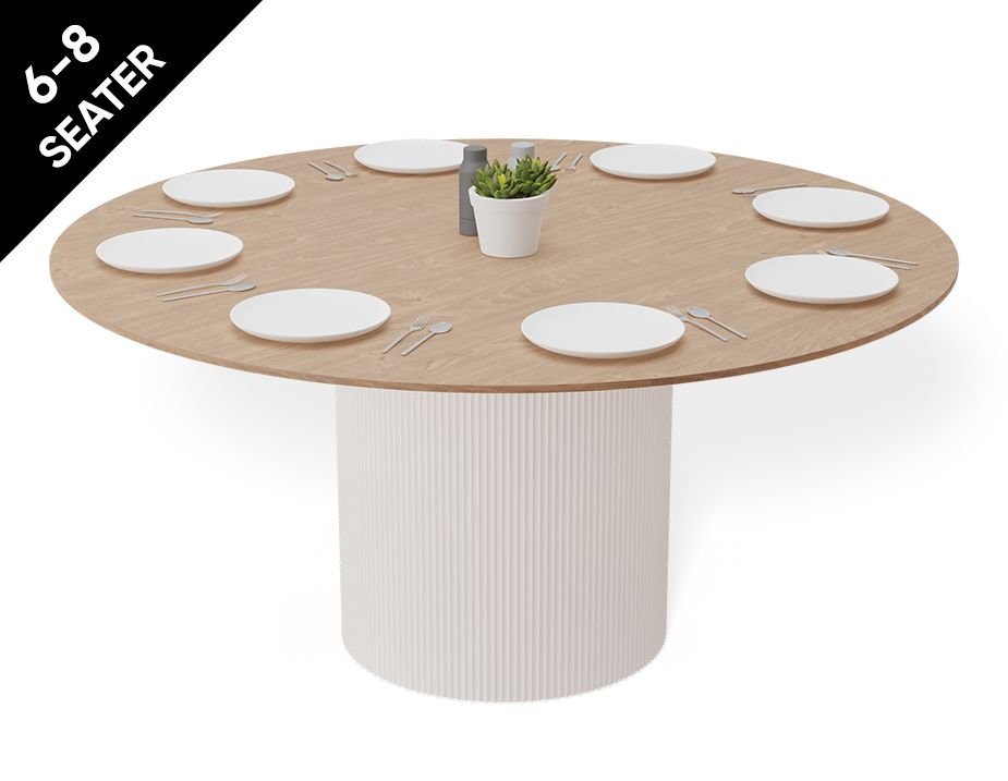 Mimi Wooden Round Dining Table