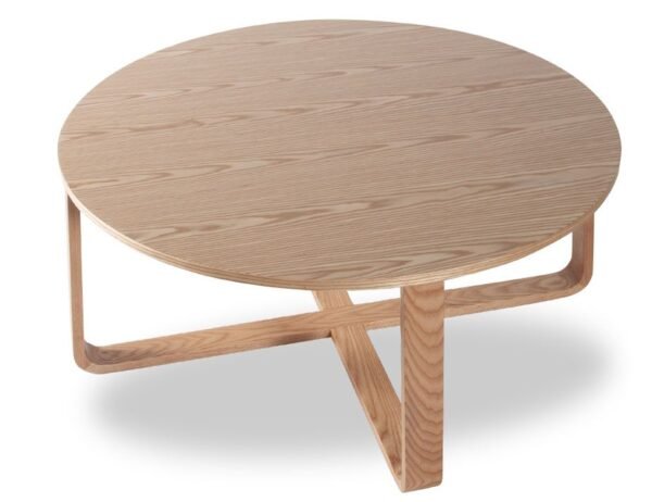 Eddy Wooden Round Coffee Table
