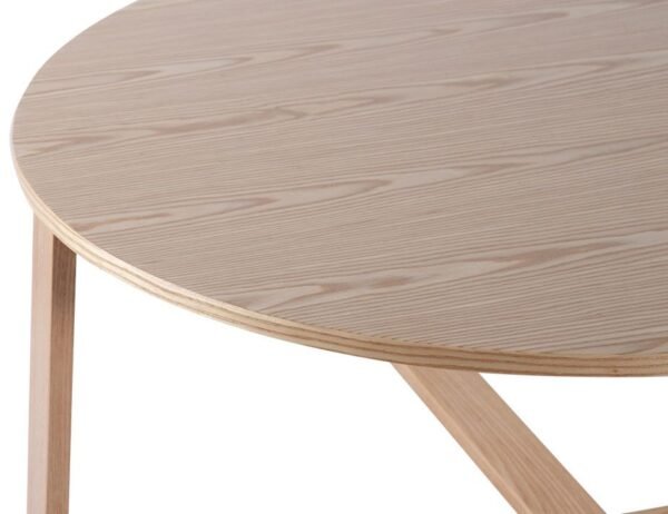 Eddy Wooden Round Coffee Table
