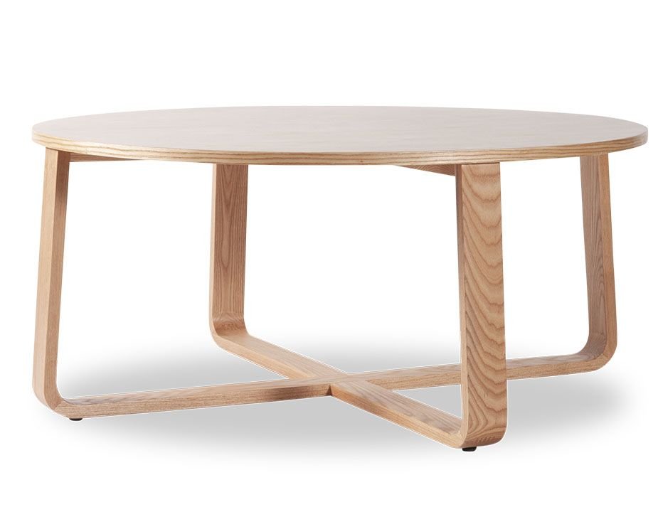 Eddy Wooden Round Coffee Table