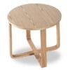 Eddy Wooden Round Side Table