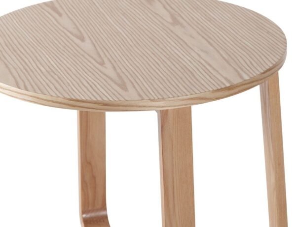 Eddy Wooden Round Side Table