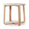 Eddy Wooden Round Side Table