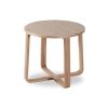 Eddy Wooden Round Side Table