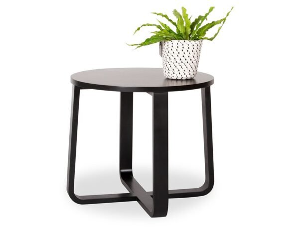 Eddy Wooden Round Side Table