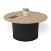 Mimi Wooden Round Coffee Table