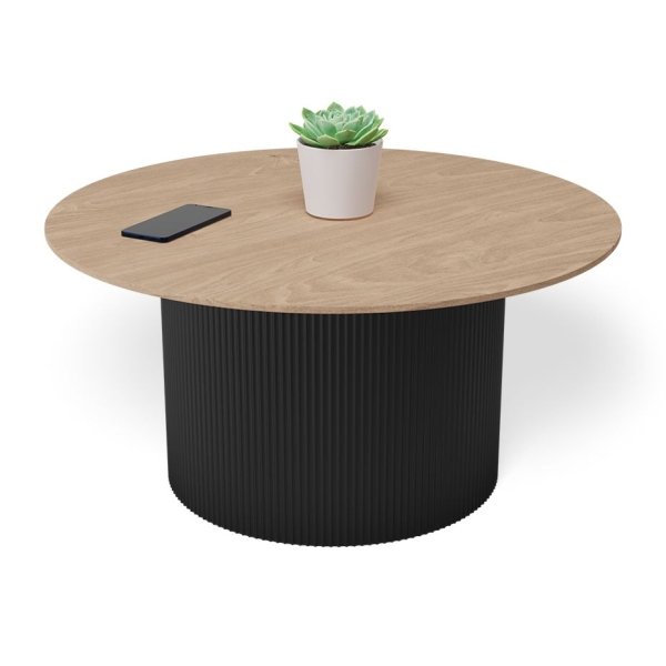 Mimi Wooden Round Coffee Table