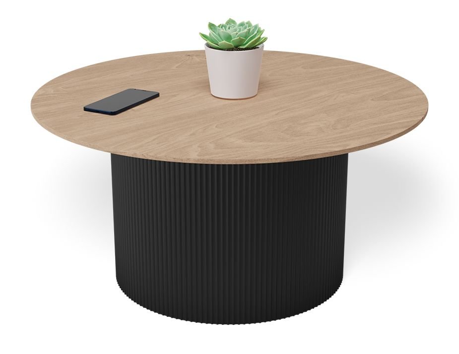 Mimi Wooden Round Coffee Table