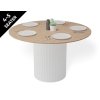 Mimi Wooden Round Dining Table