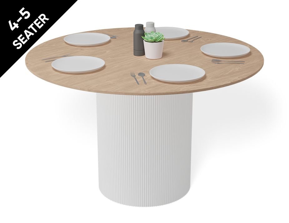 Mimi Wooden Round Dining Table