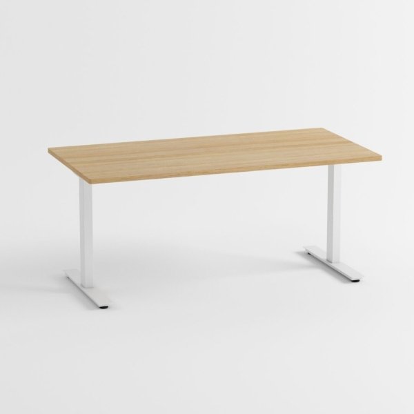 Agile Fixed Height Individual Desk Elevate Ergonomics Office Furniture Sydney
